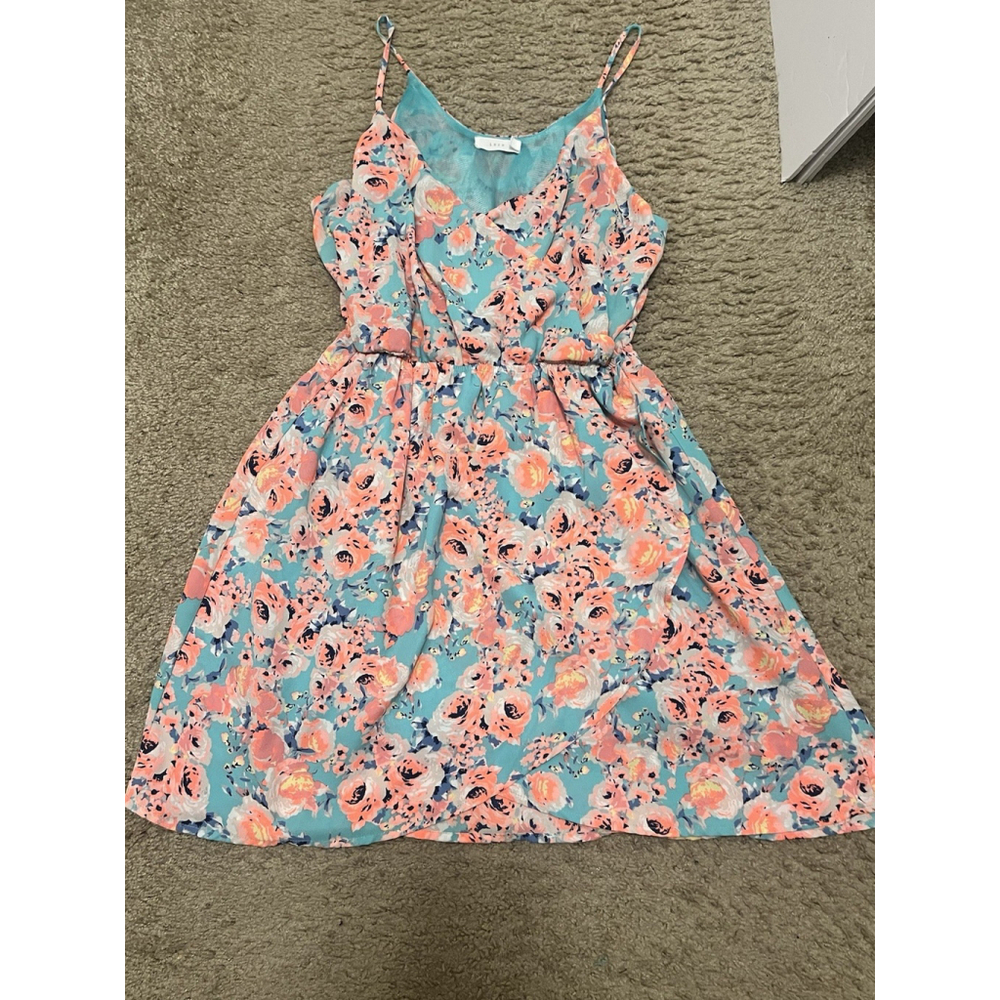 Lush Nordstrom Floral Mini Dress Spring summer wedding guest dress